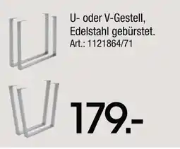 Zurbrüggen U- oder v-gestell Angebot