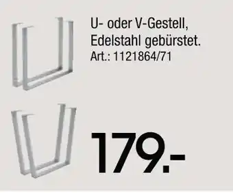 Zurbrüggen U- oder v-gestell Angebot