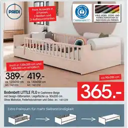 Zurbrüggen Paidi bodenbett little flo Angebot
