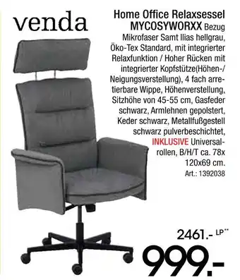 Zurbrüggen Venda home office relaxsessel mycosyworxx Angebot
