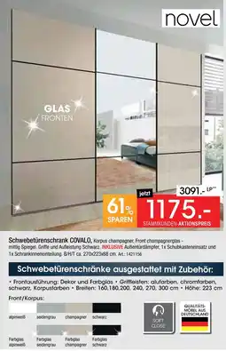 Zurbrüggen Novel schwebetürenschrank covalo Angebot