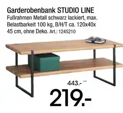 Zurbrüggen Garderobenbank studio line Angebot