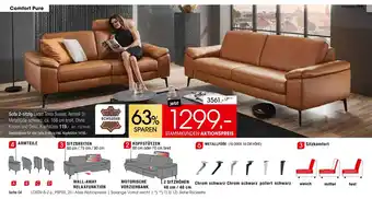 Zurbrüggen Comfort pure sofa 2-sitzig Angebot