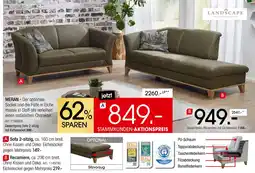 Zurbrüggen Landscape meran sofa 2-sitzig Angebot
