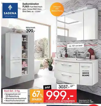 Zurbrüggen Sadena badkombination plaka Angebot