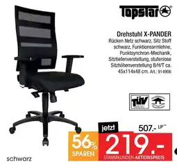 Zurbrüggen Topstar drehstuhl x-pander Angebot