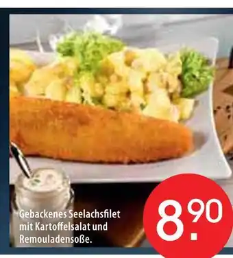 Zurbrüggen Gebackenes seelachsfilet mit kartoffelsalat und remouladensoße Angebot