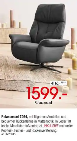 Zurbrüggen Relaxsessel 7464 Angebot