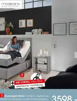 Zurbrüggen Moderano boxspringbett grado Angebot