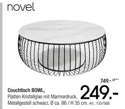 Zurbrüggen Novel couchtisch bowl Angebot