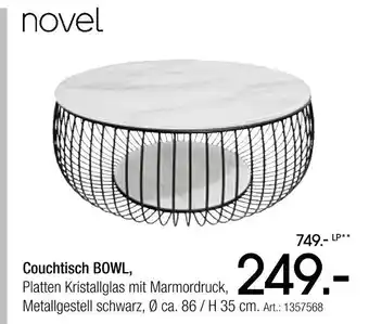 Zurbrüggen Novel couchtisch bowl Angebot
