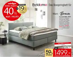 Zurbrüggen Beldomo boxspringbett miami - bronze Angebot