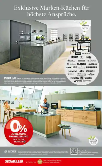 Segmüller Next125 exklusive marken-küchen für höchste ansprüche Angebot