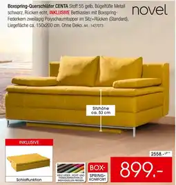 Zurbrüggen Novel boxspring-querschläfer centa Angebot