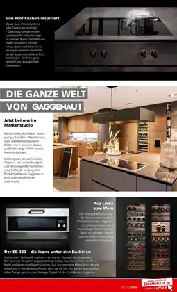 Segmüller Gaggenau von profi küchen inspiriert Angebot