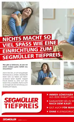 Segmüller Segmüller nichts macht so viel spass wie eine einrichtung zum segmüller tiefpreis Angebot