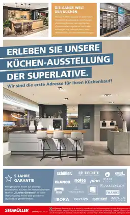 Segmüller Schüller erleben sie unsere küchen-ausstellung der superlative Angebot