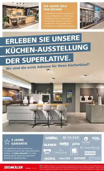 Segmüller Schüller erleben sie unsere küchen-ausstellung der superlative Angebot