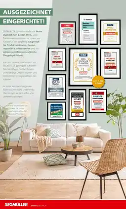 Segmüller Segmüller ausgezeichnet eingerichtet! Angebot