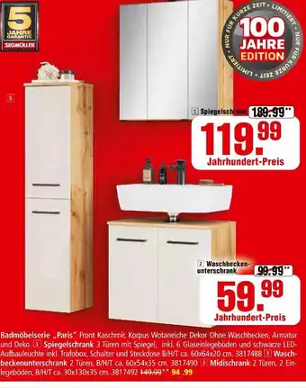 Segmüller Spiegelschrank Angebot