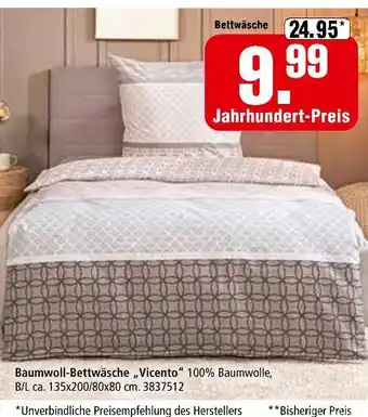 Segmüller Baumwoll-bettwäsche „vicento“ Angebot