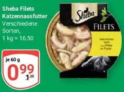 Globus Sheba Filets Katzennassfutter Angebot