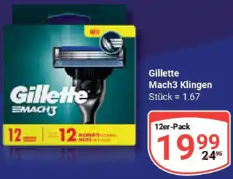 Globus Gillette Mach3 Klingen Angebot