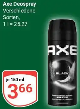 Globus Axe Deospray Angebot