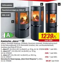 toom Baumarkt Kaminofen „Aduro" Angebot
