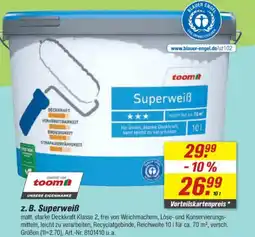 toom Baumarkt Superweiß Angebot