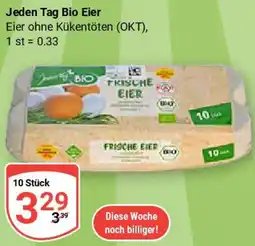Globus Jeden Tag Bio Eier Angebot