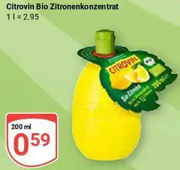Globus Citrovin Bio Zitronenkonzentrat Angebot