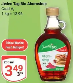 Globus Jeden Tag Bio Ahornsirup Angebot