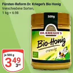 Globus Fürsten-Reform Dr. Krieger's Bio Honig Angebot