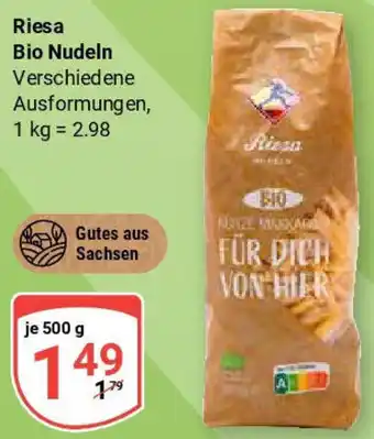 Globus Riesa Bio Nudeln Angebot