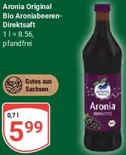 Globus Aronia Original Bio Aroniabeeren- Direktsaft Angebot