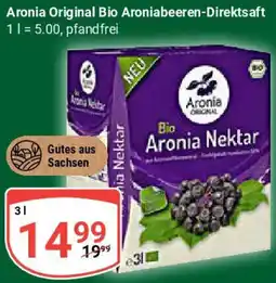 Globus Aronia Original Bio Aroniabeeren-Direktsaft Angebot