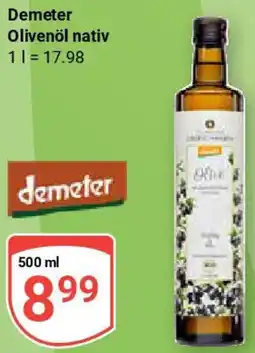 Globus Demeter Olivenöl nativ Angebot