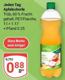Globus Jeden Tag Apfelschorle Angebot