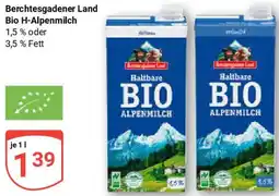 Globus Berchtesgadener Land Bio H-Alpenmilch Angebot