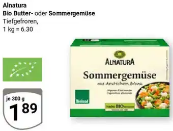 Globus Alnatura Bio Butter- oder Sommergemüse Angebot