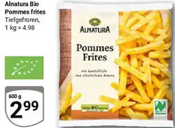 Globus Alnatura Bio Pommes frites Angebot