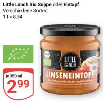 Globus Little Lunch Bio Suppe oder Eintopf Angebot