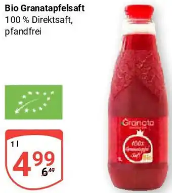 Globus Bio Granatapfelsaft Angebot