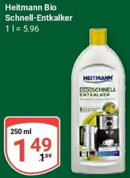 Globus Heitmann Bio Schnell-Entkalker Angebot
