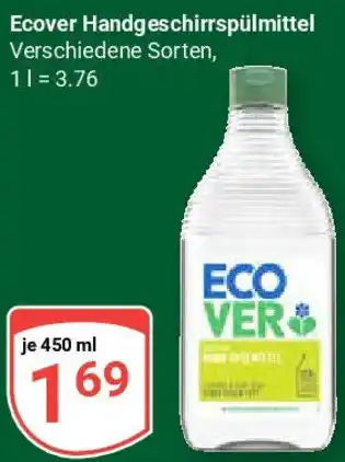 Globus Ecover Handgeschirrspülmittel Angebot