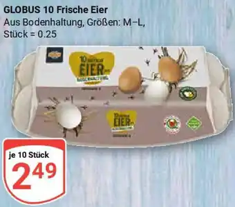 Globus GLOBUS 10 Frische Eier Angebot