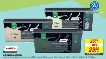 toom Baumarkt Wohnraumfarbe Angebot