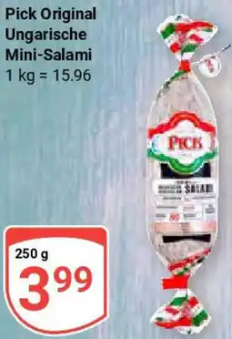 Globus Pick Original Ungarische Mini-Salami Angebot