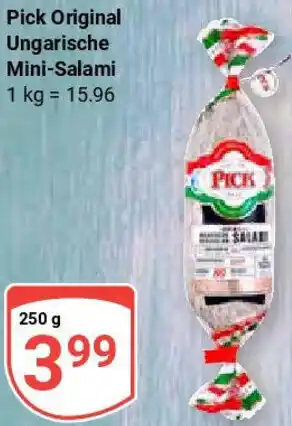 Globus Pick Original Ungarische Mini-Salami Angebot